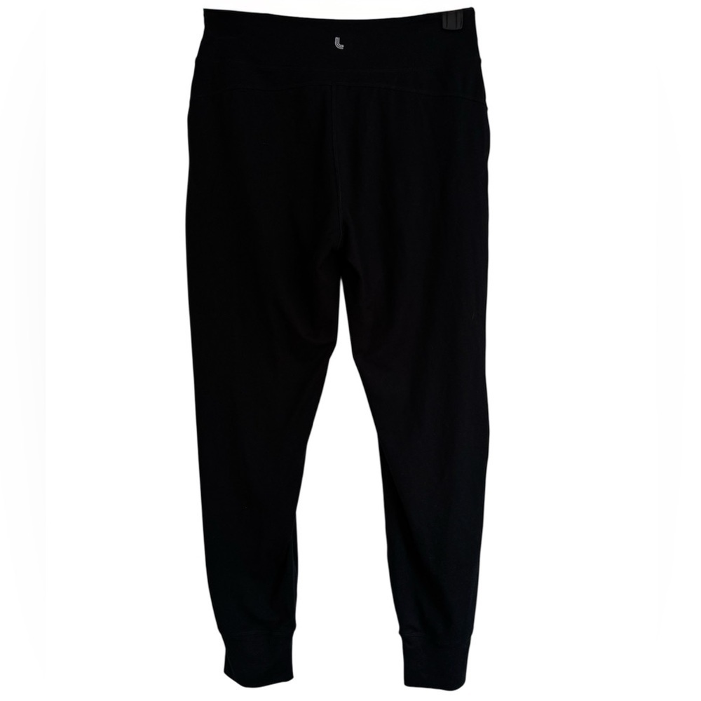 Lole High Waisted Drawstring Joggers Comfy Stretch Sweatpants Black Size Small - Picture 3 of 6
